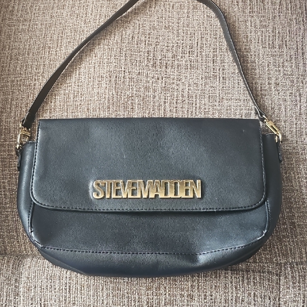 Steve Madden Black Shoulder Bag